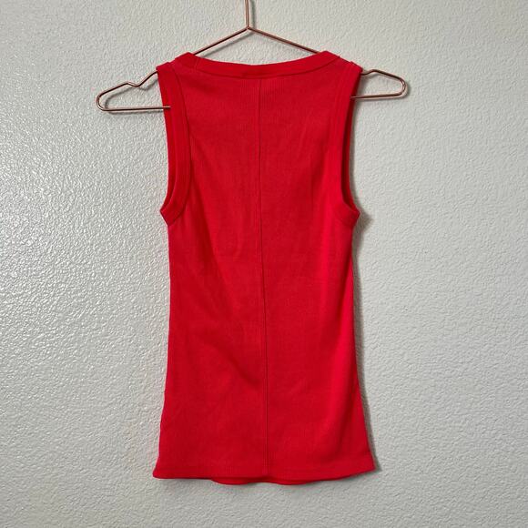 Universal Thread ribbed V-neck tank top red - Picture 3 of 5